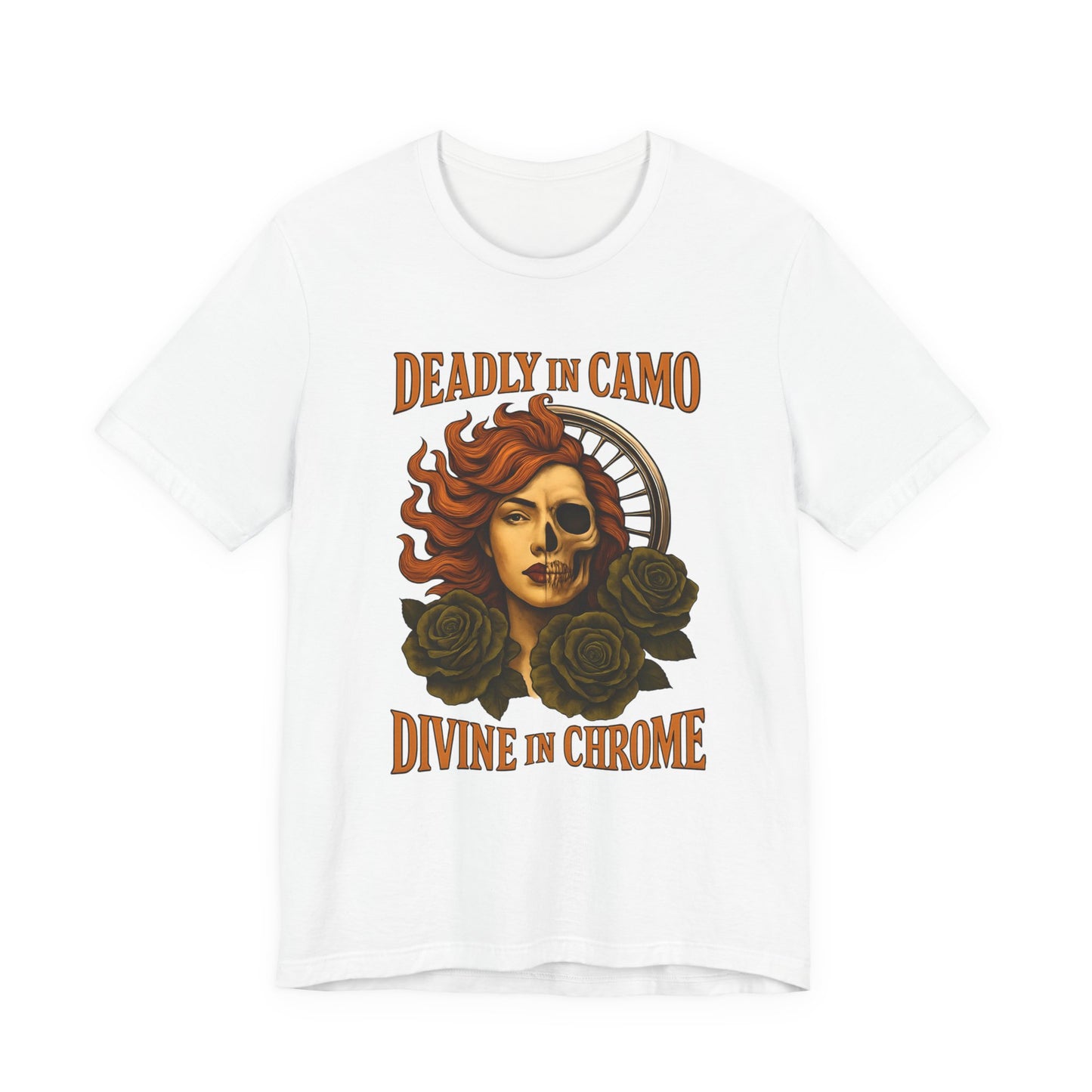 Deadly in Camo Divine in Chrome Tee
