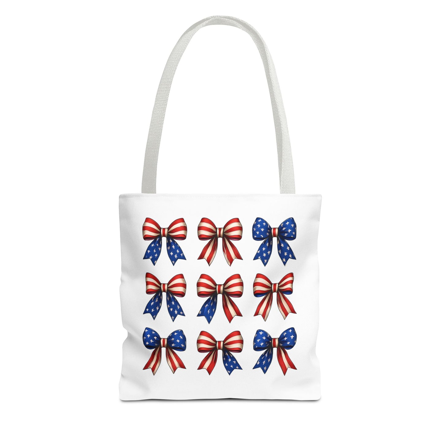 Patriotic Bow Tote Bag
