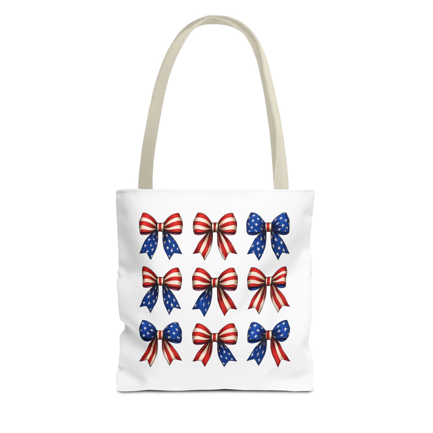 Patriotic Bow Tote Bag