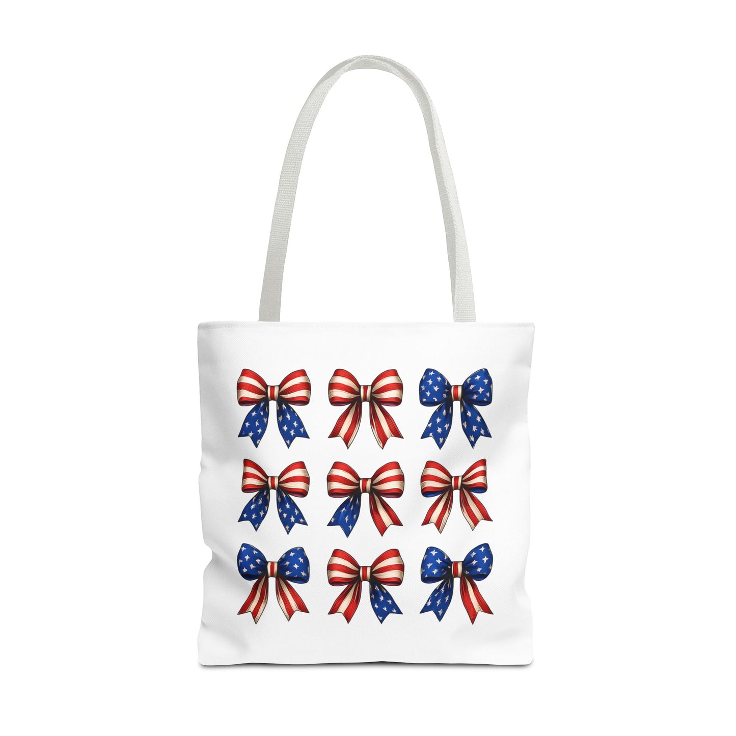 Patriotic Bow Tote Bag