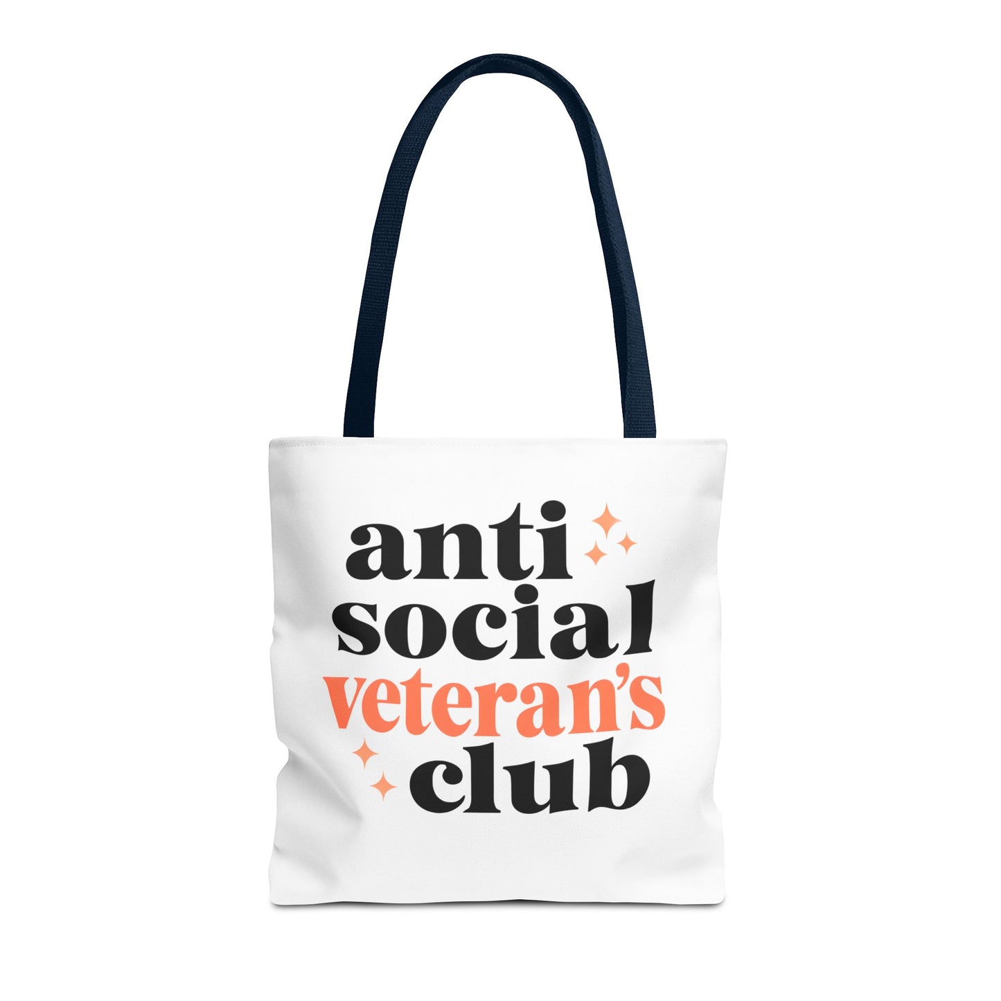 Anti Social Veteran's Club Tote Bag