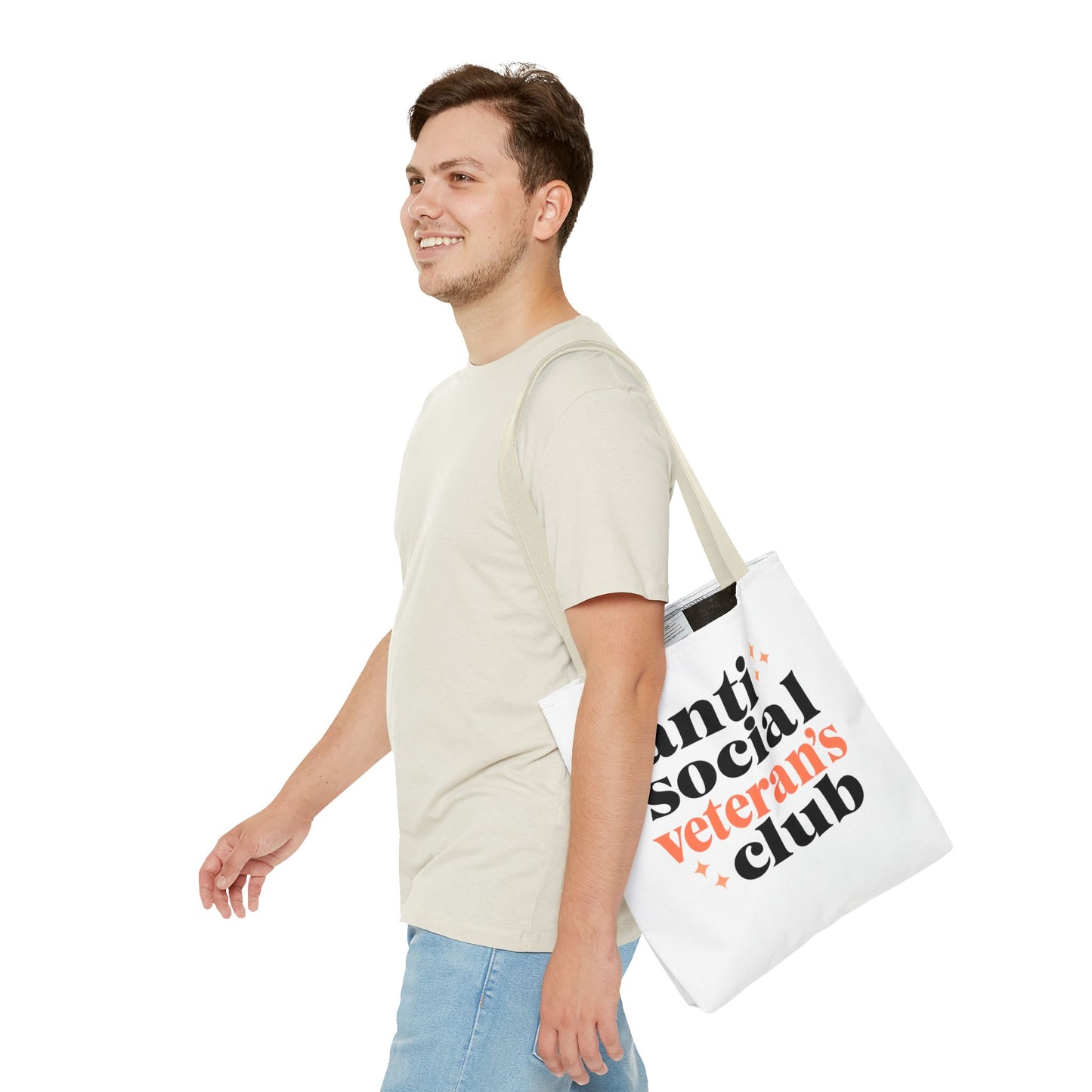 Anti Social Veteran's Club Tote Bag