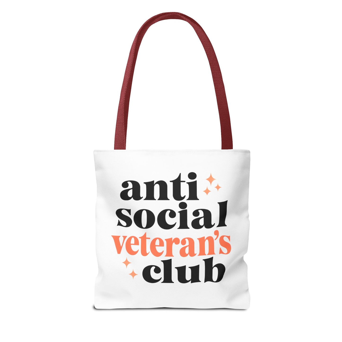 Anti Social Veteran's Club Tote Bag