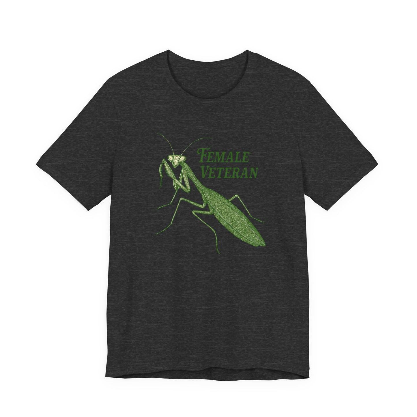 Female Veteran Praying Mantis Tee