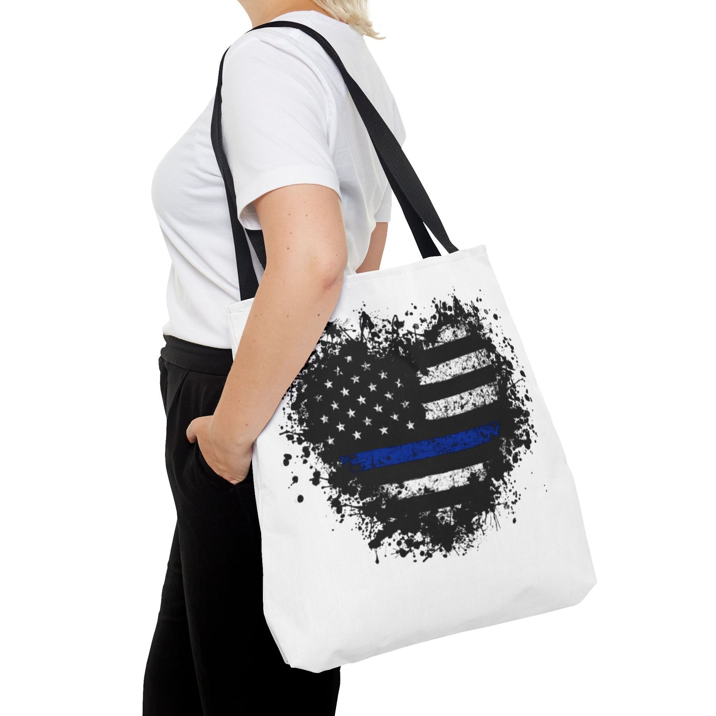 Law Enforcement Heart Tote