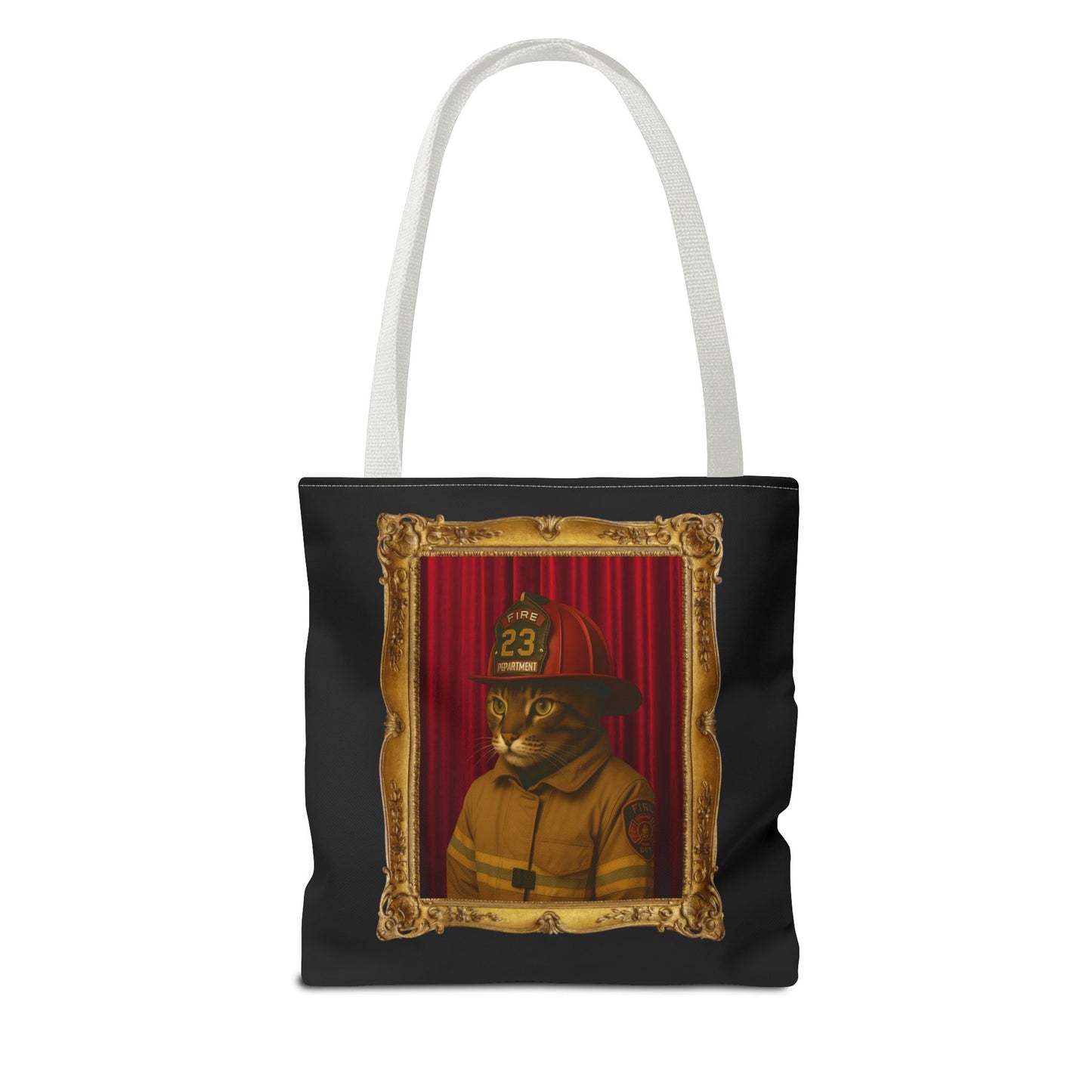 Firefighter Cat Tote Bag