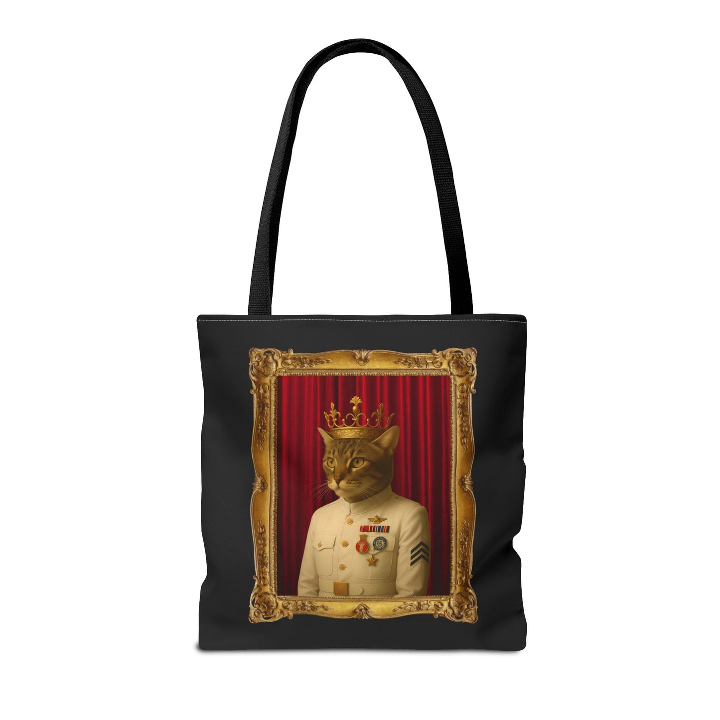 Navy Cat Tote Bag