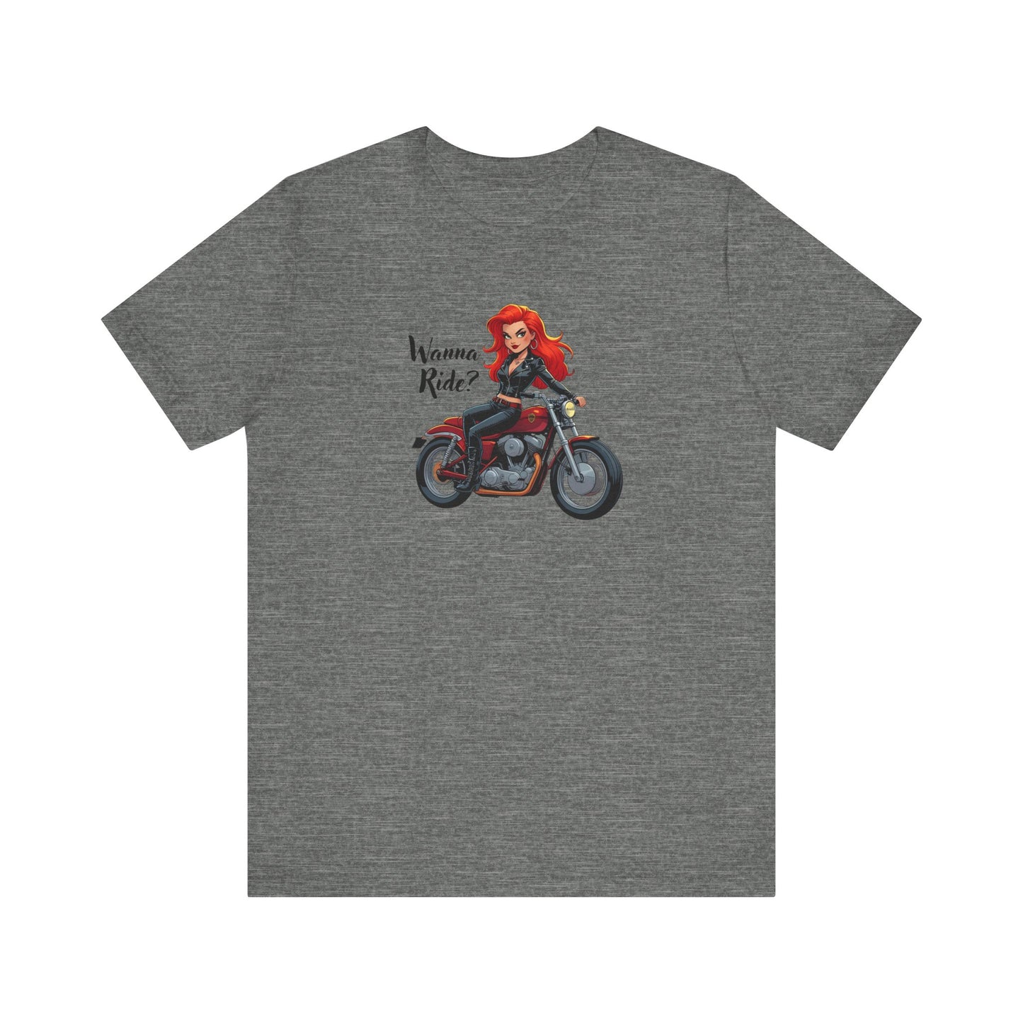 Biker Chick Tee - Unisex Jersey Short Sleeve