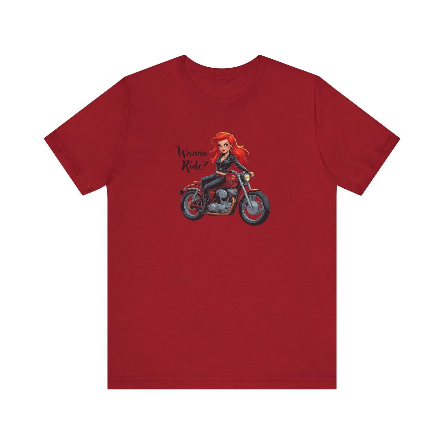 Biker Chick Tee - Unisex Jersey Short Sleeve