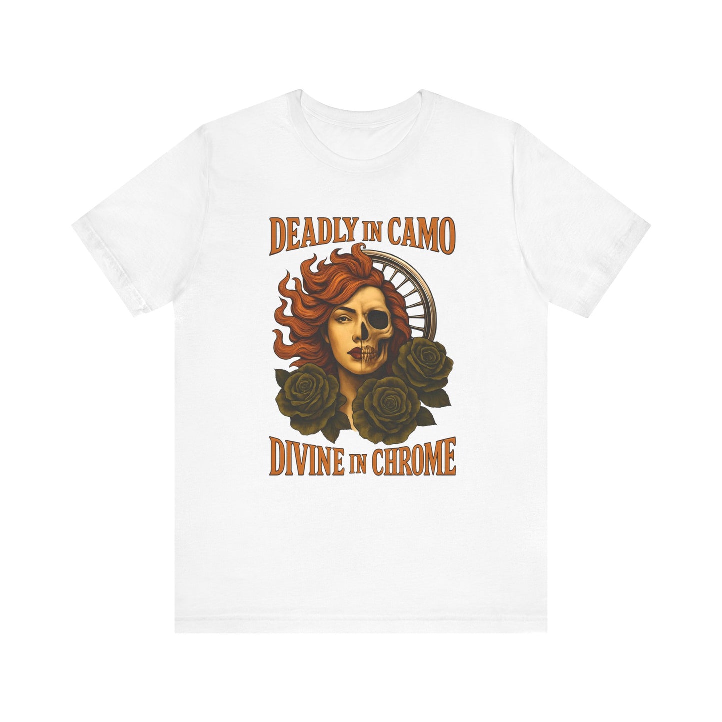 Deadly in Camo Divine in Chrome Tee