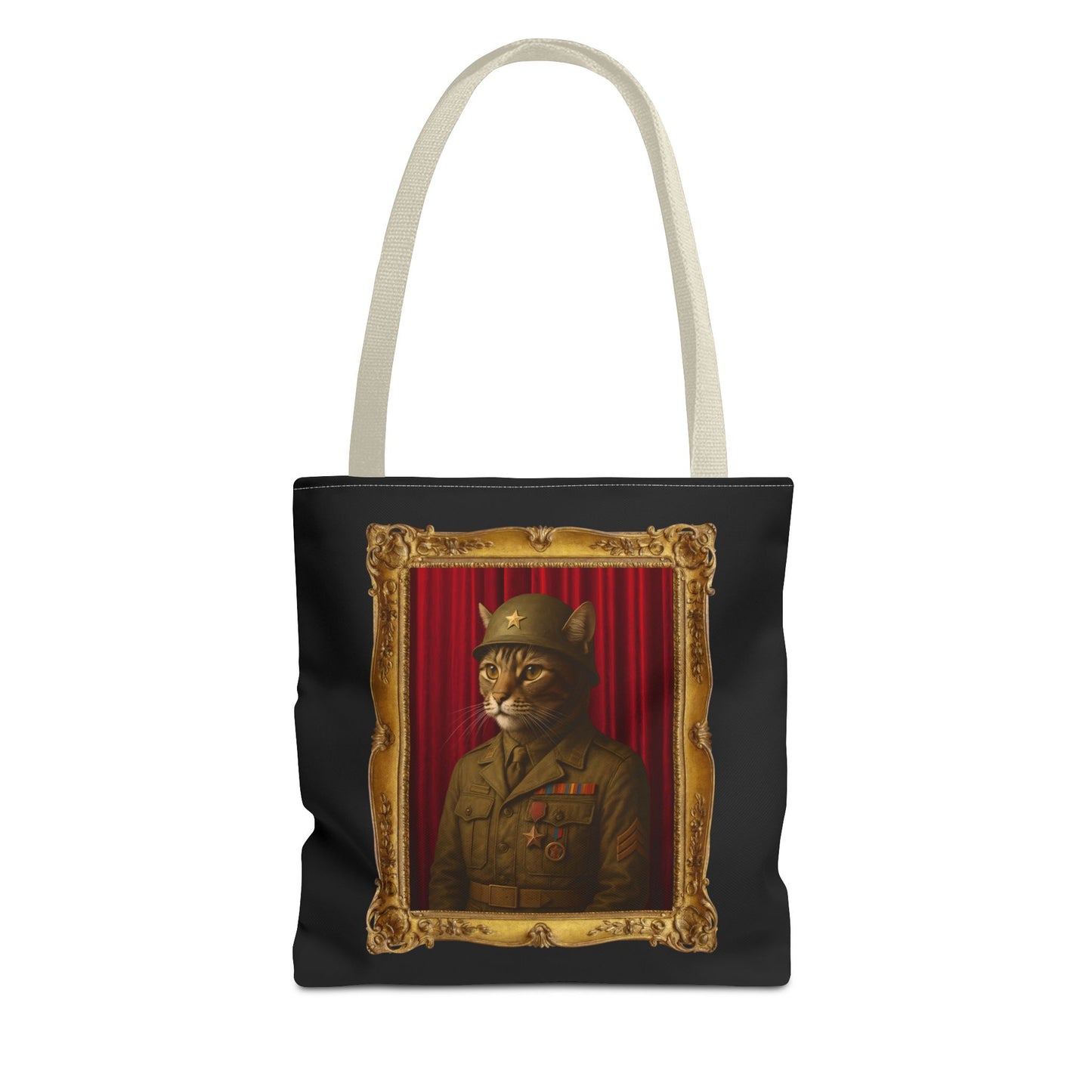 Army Cat Tote Bag