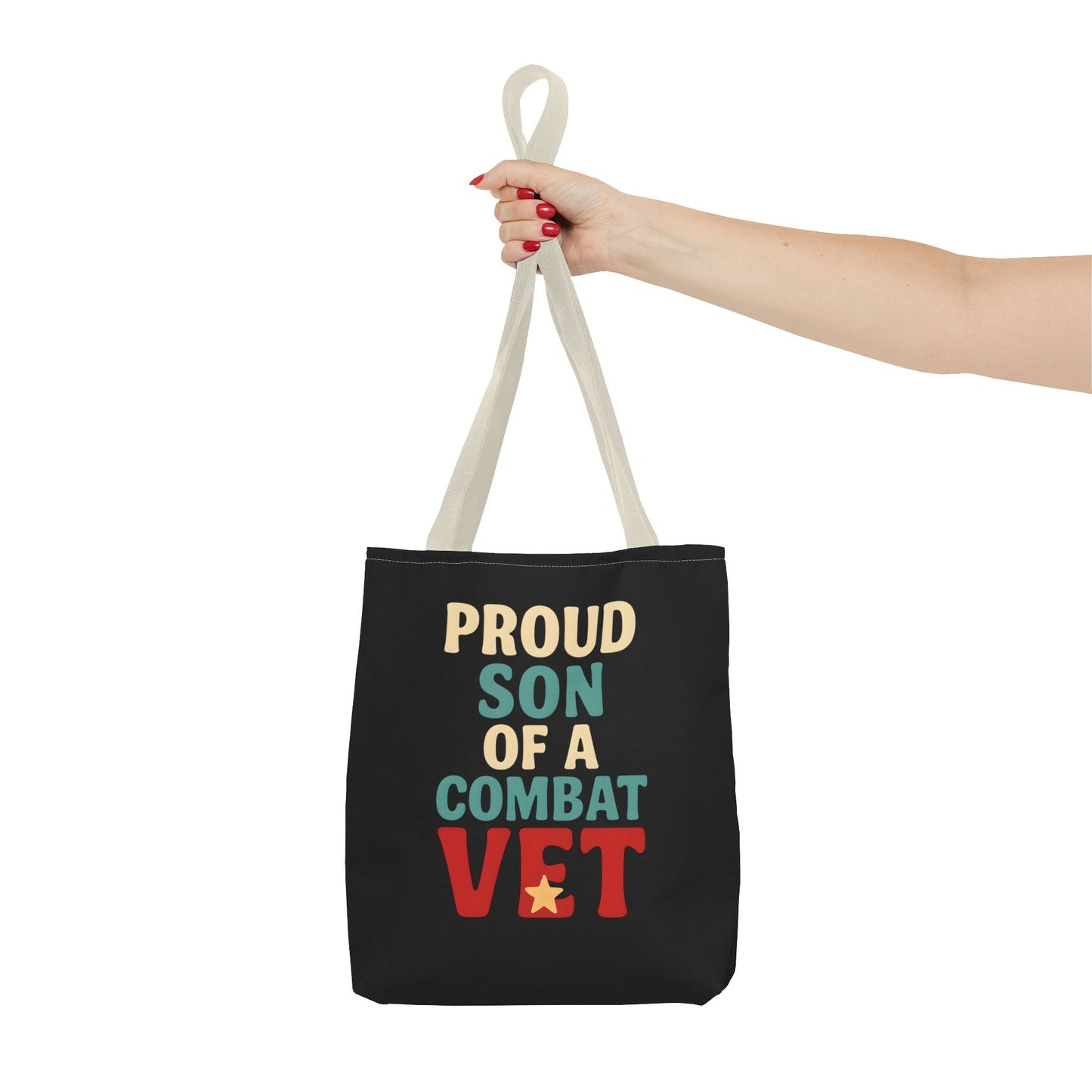 Proud Son of a Combat Vet Tote Bag