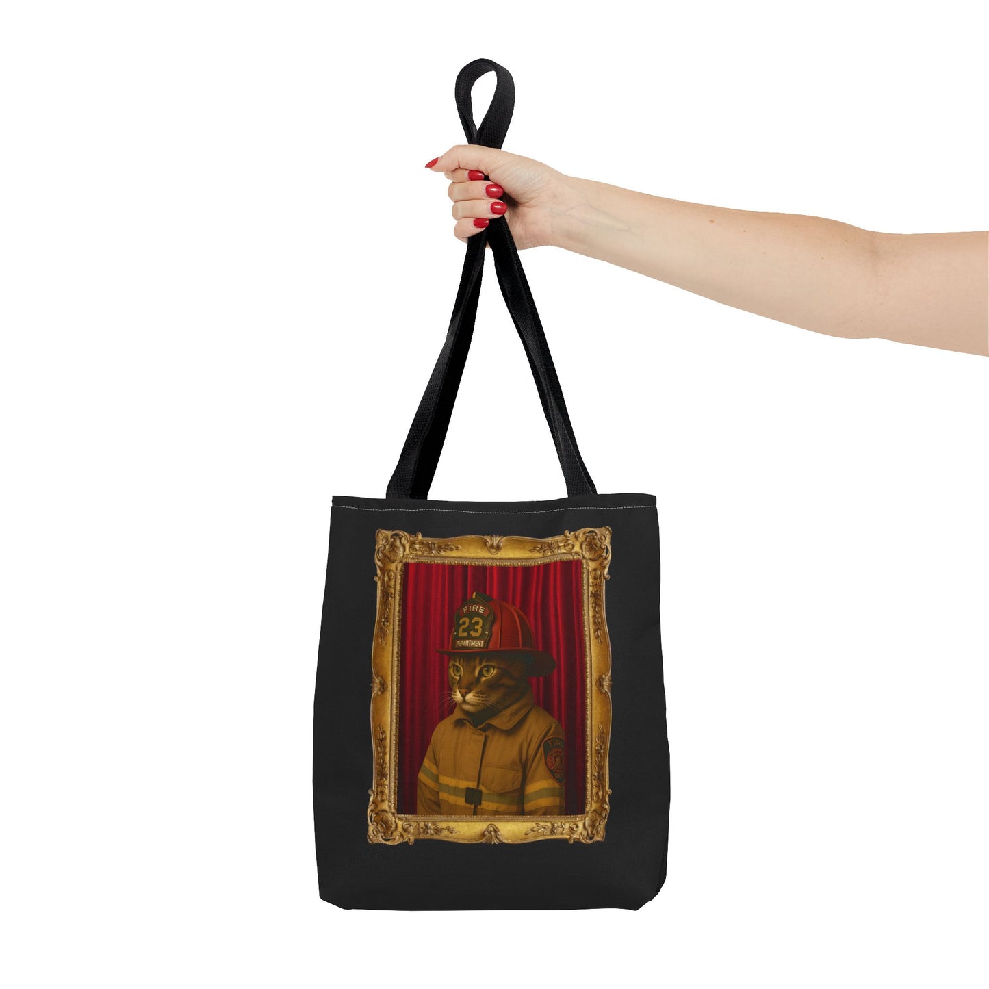 Firefighter Cat Tote Bag
