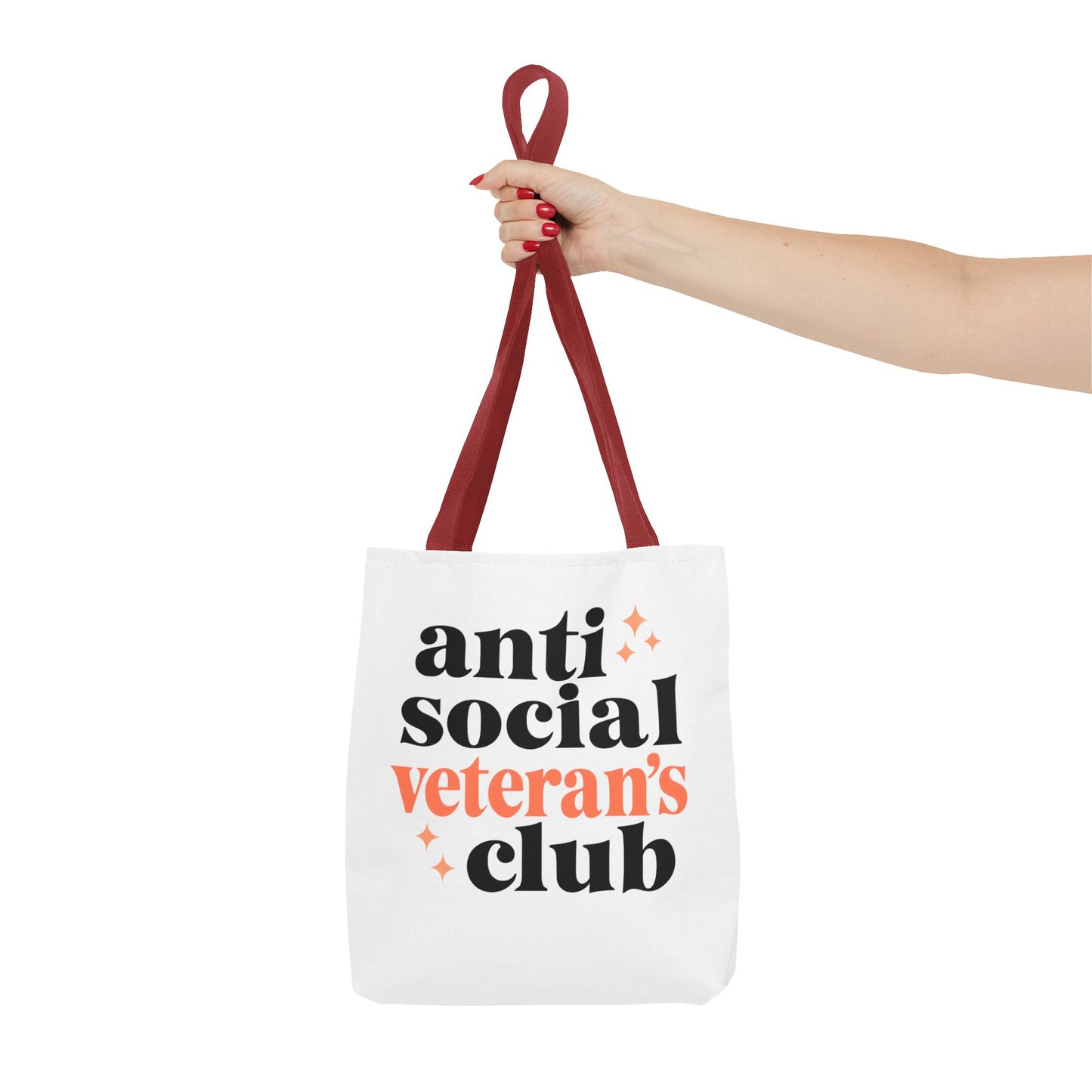 Anti Social Veteran's Club Tote Bag
