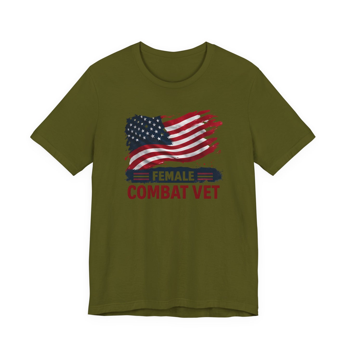 American Flag Female Veteran Tee