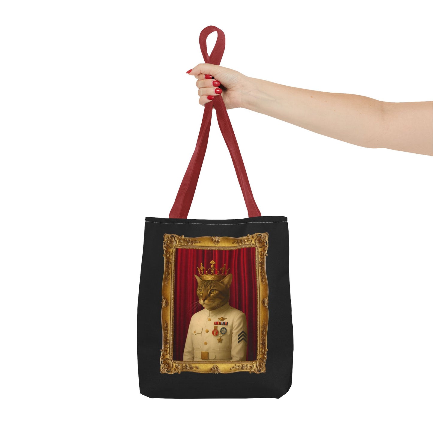 Navy Cat Tote Bag