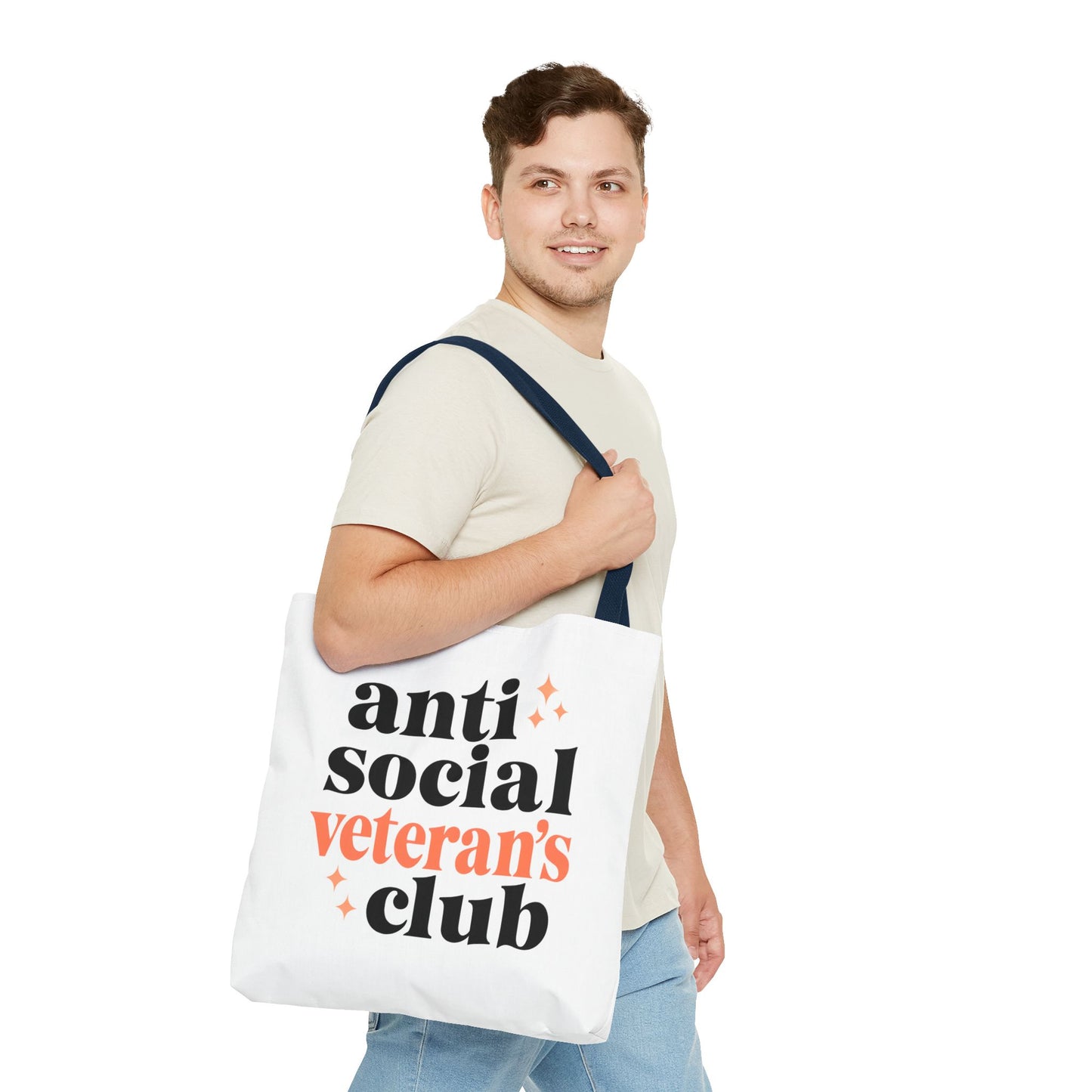 Anti Social Veteran's Club Tote Bag