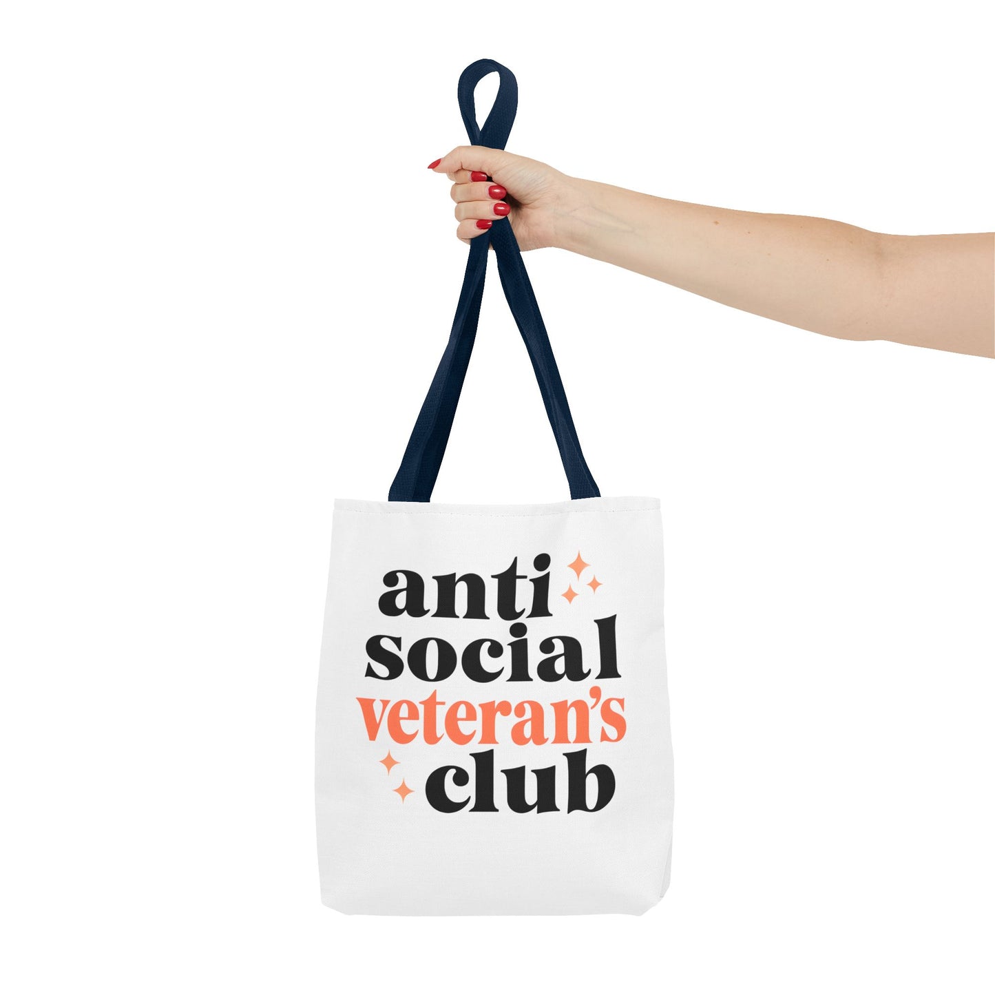 Anti Social Veteran's Club Tote Bag