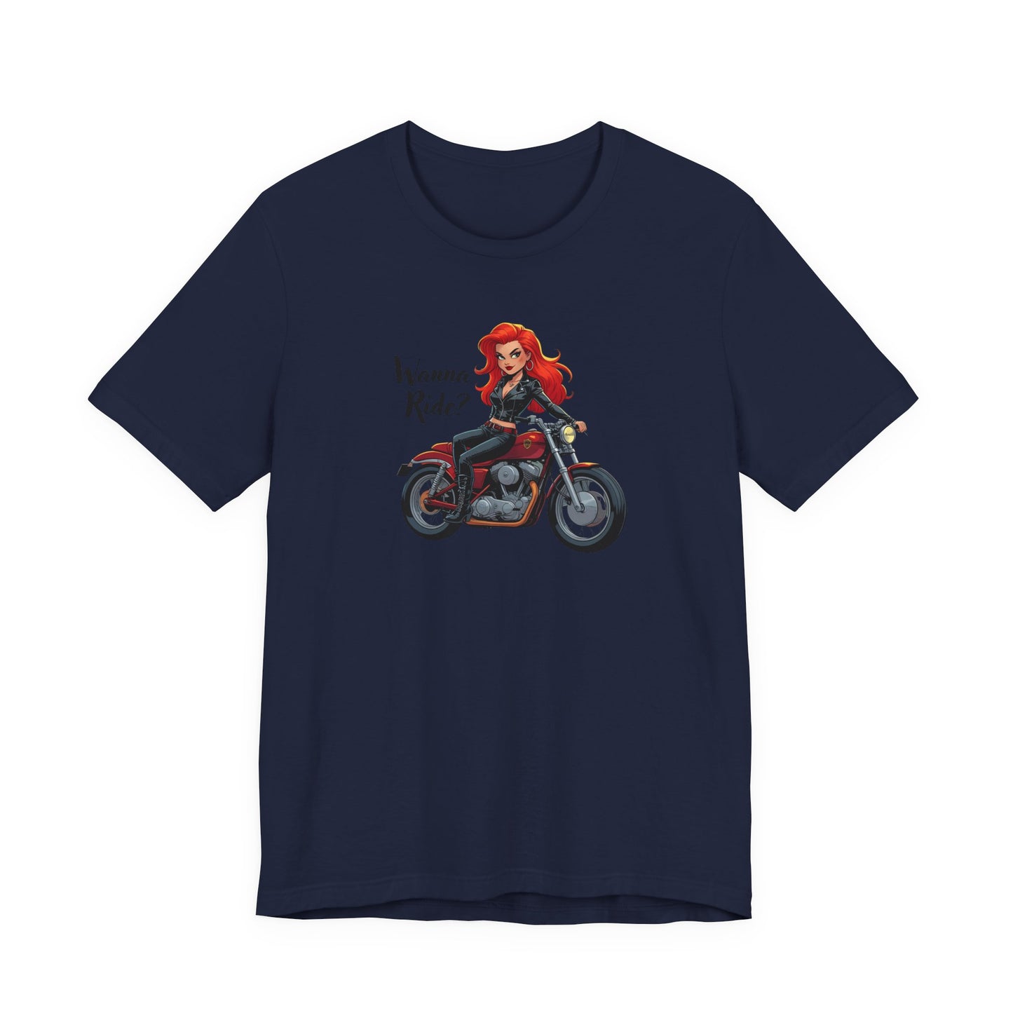 Biker Chick Tee - Unisex Jersey Short Sleeve