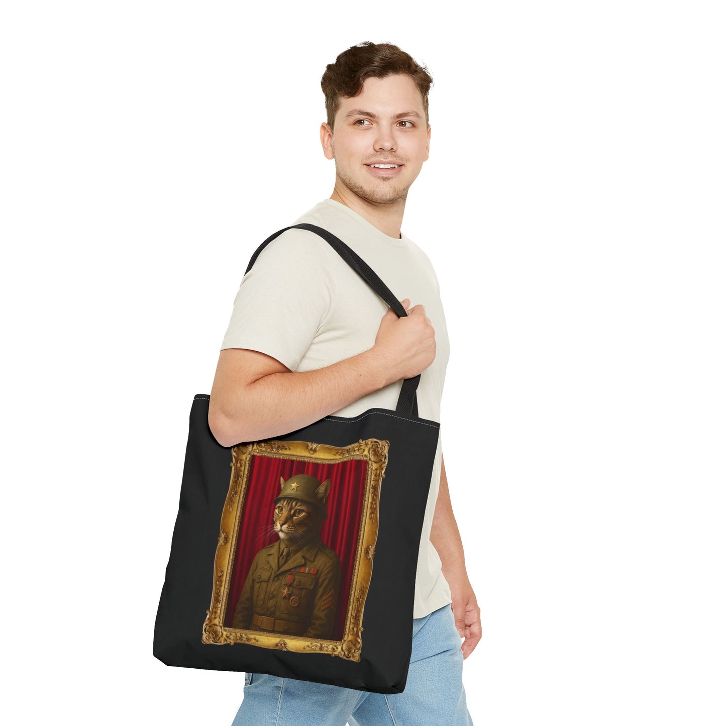 Army Cat Tote Bag