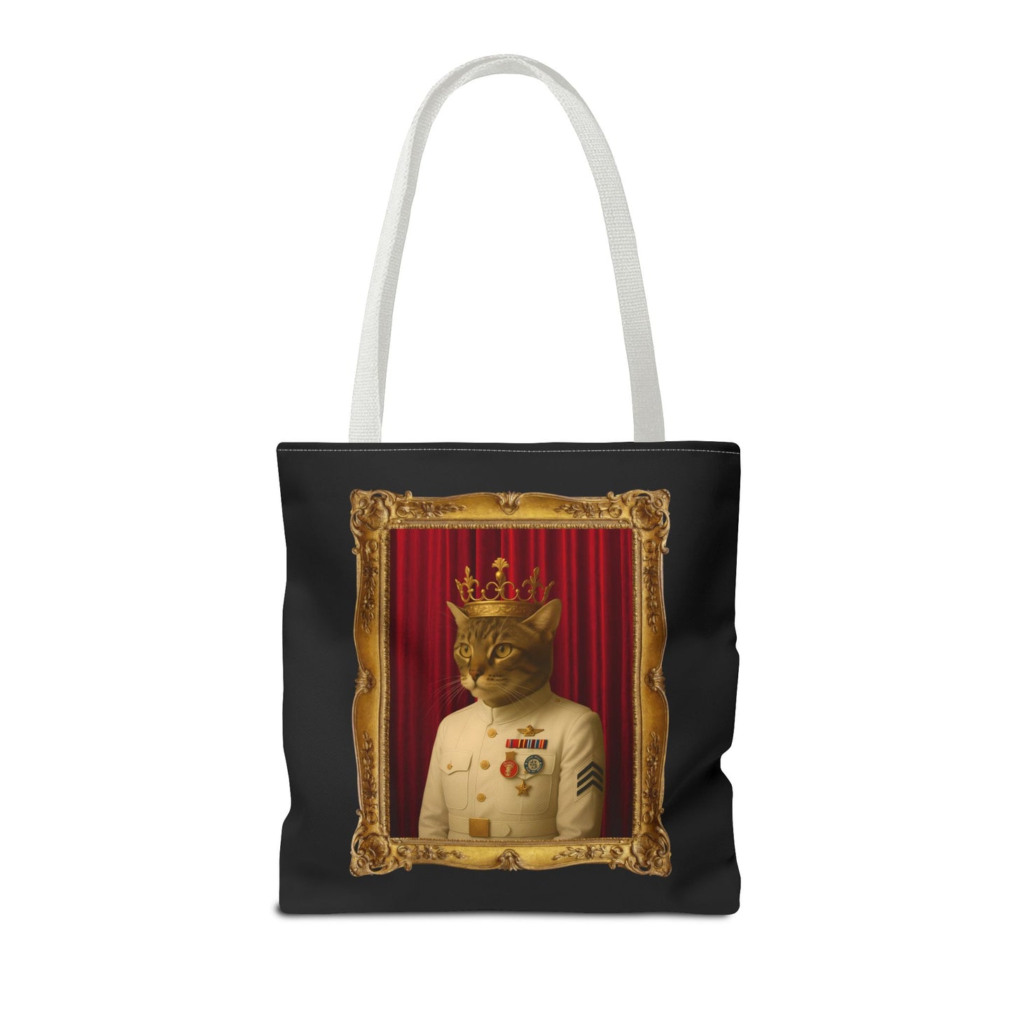 Navy Cat Tote Bag