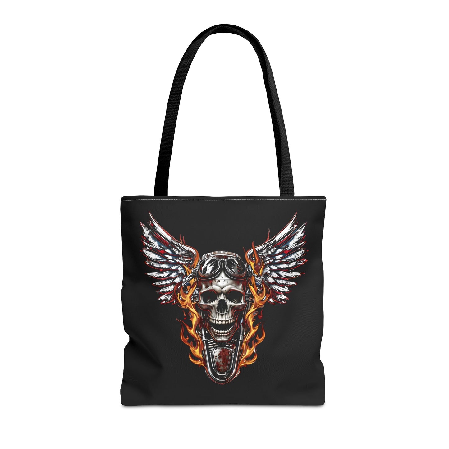 Skull Wings Tote Bag