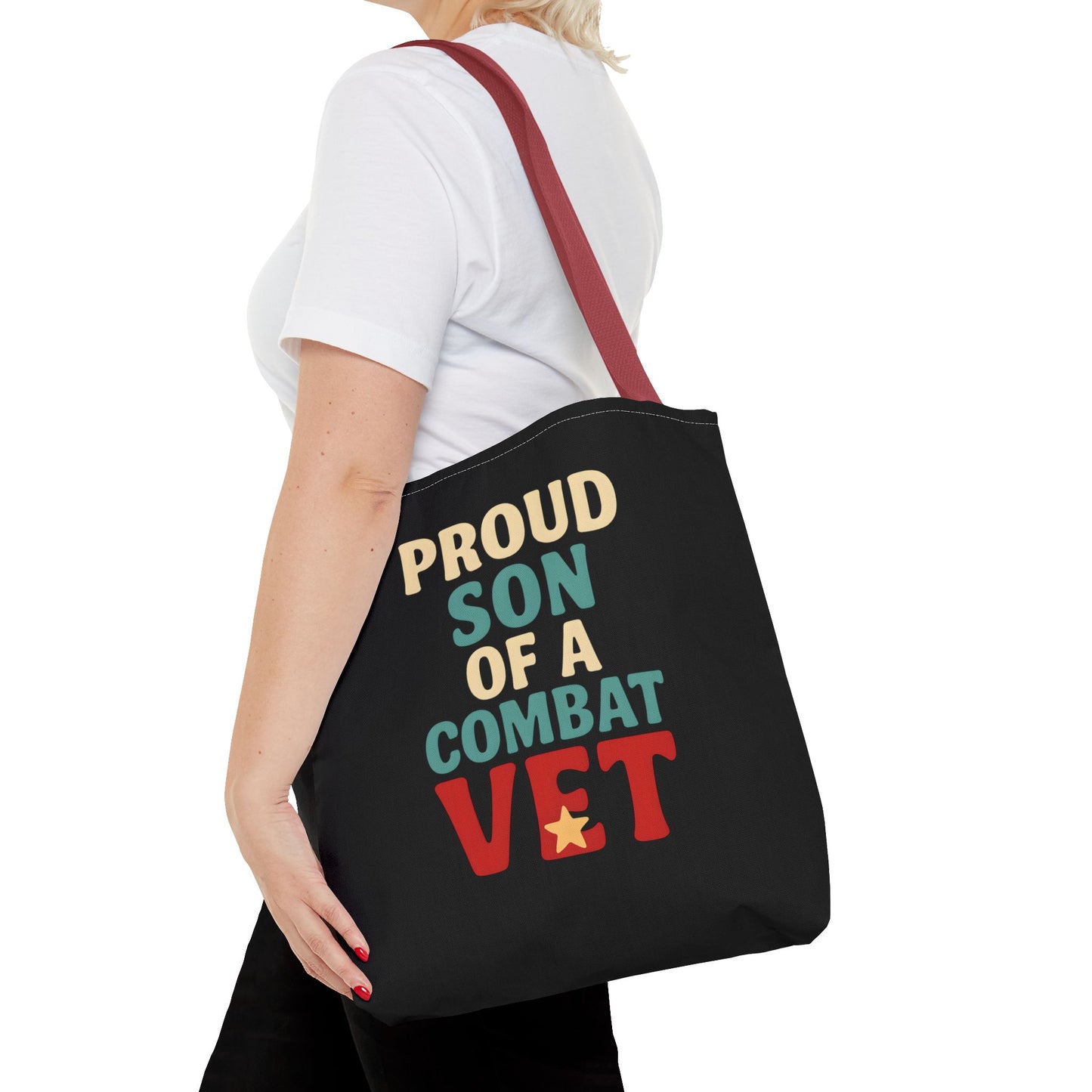 Proud Son of a Combat Vet Tote Bag