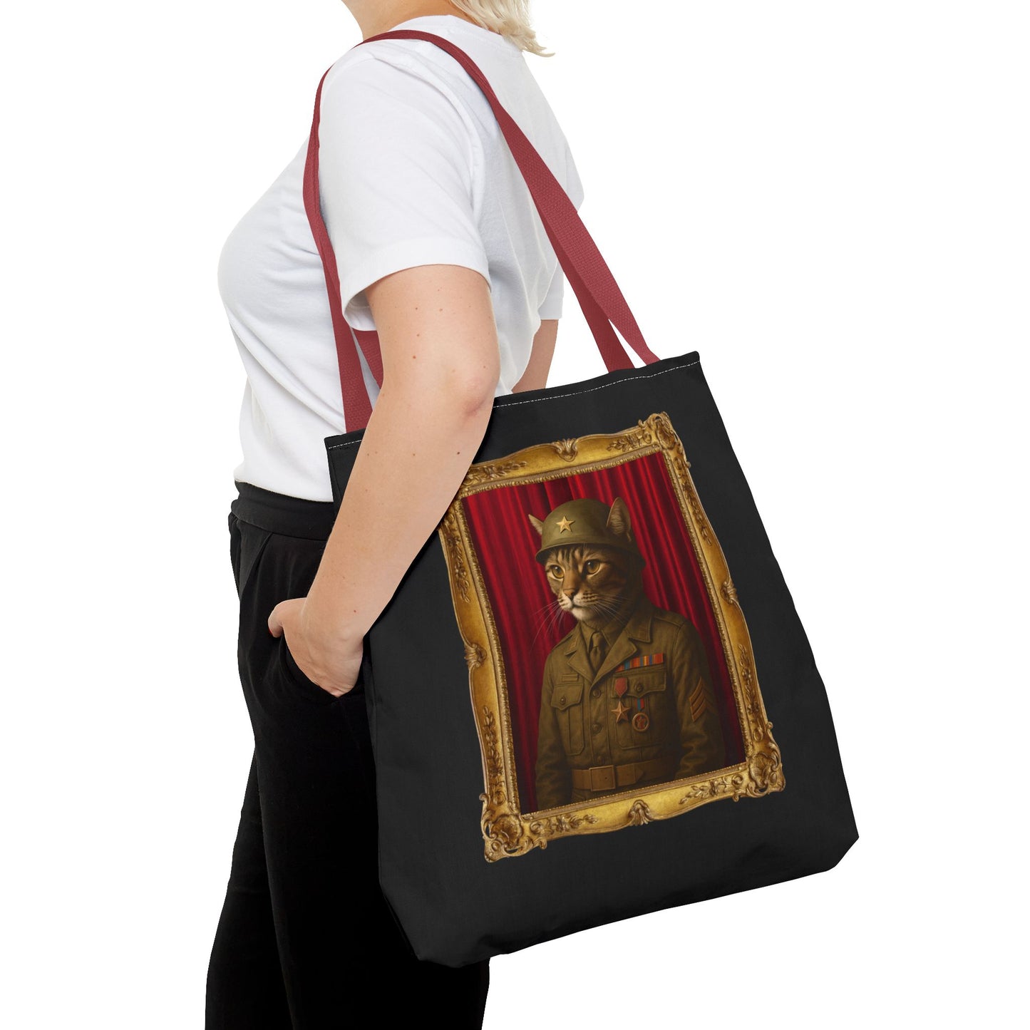 Army Cat Tote Bag