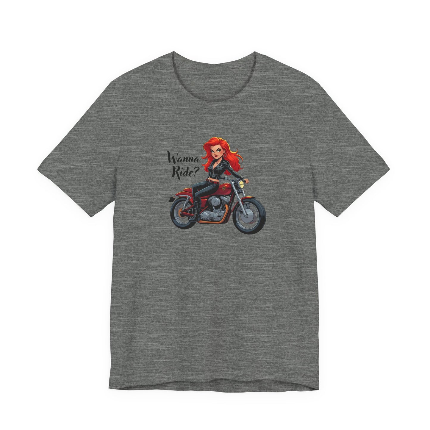 Biker Chick Tee - Unisex Jersey Short Sleeve
