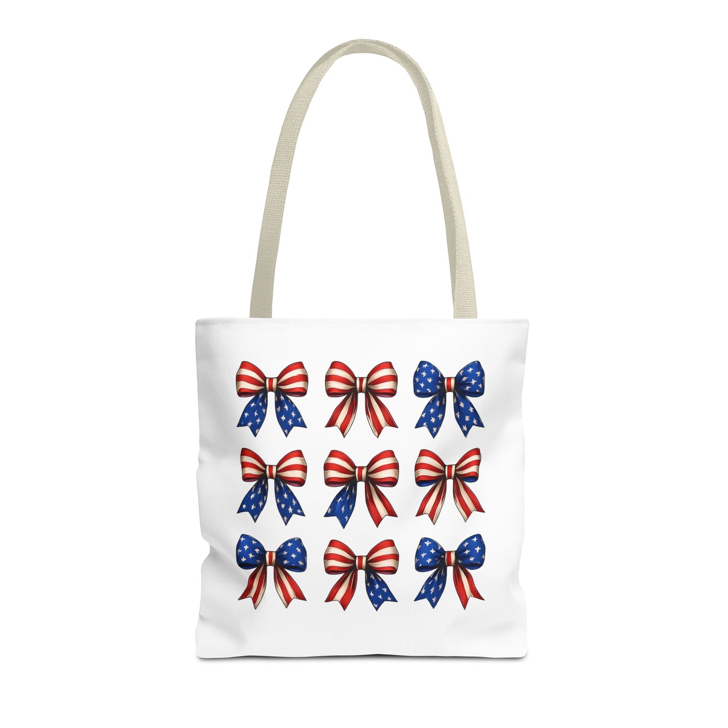 Patriotic Bow Tote Bag