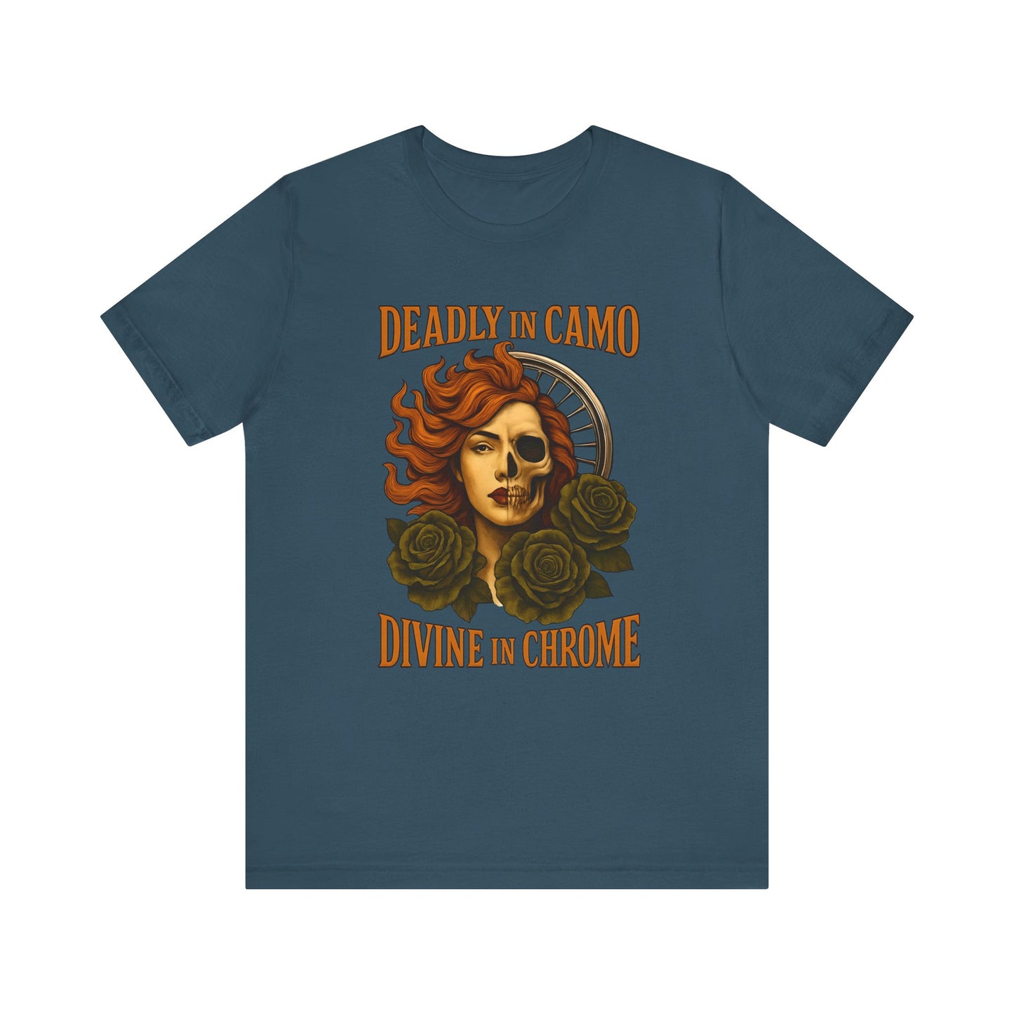 Deadly in Camo Divine in Chrome Tee