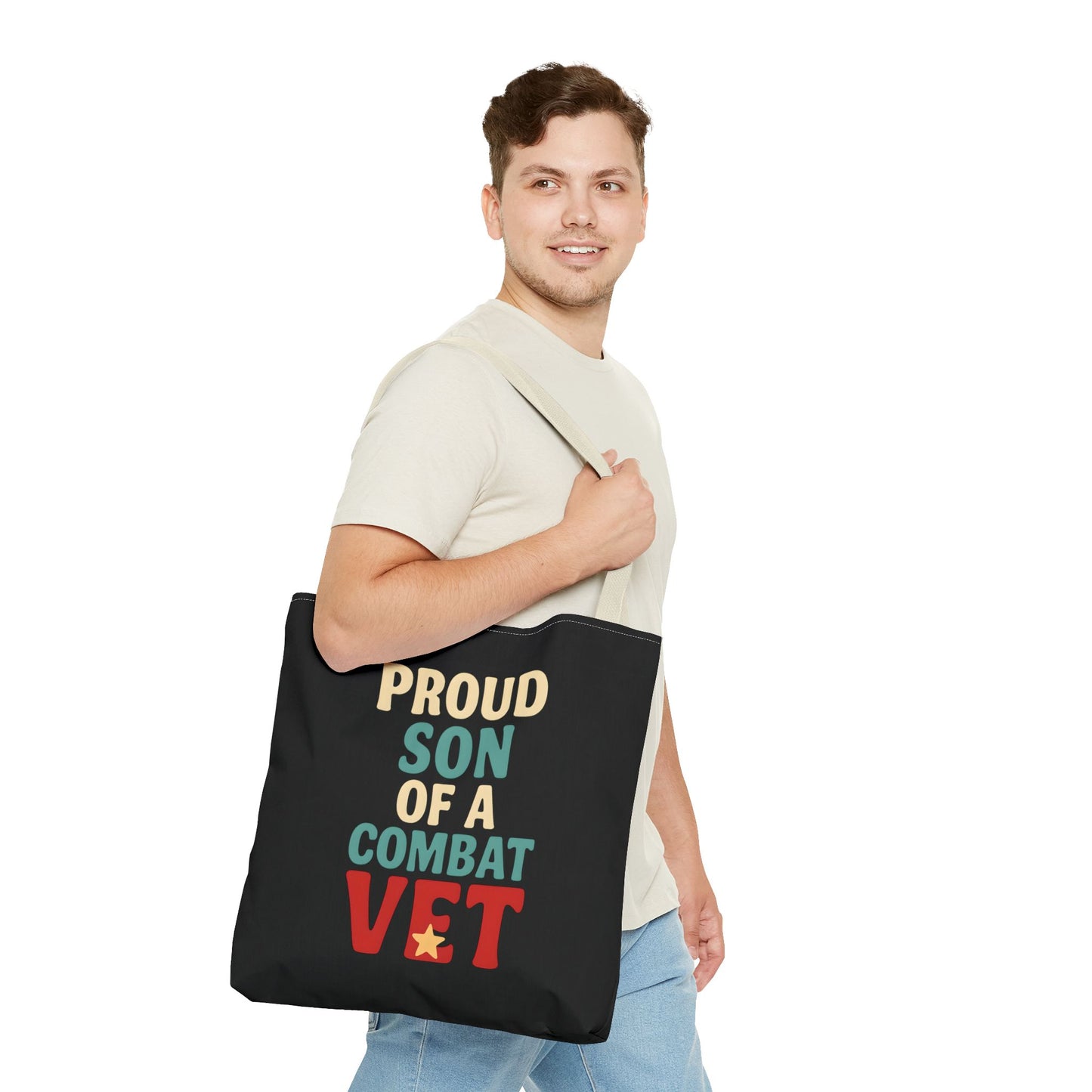 Proud Son of a Combat Vet Tote Bag