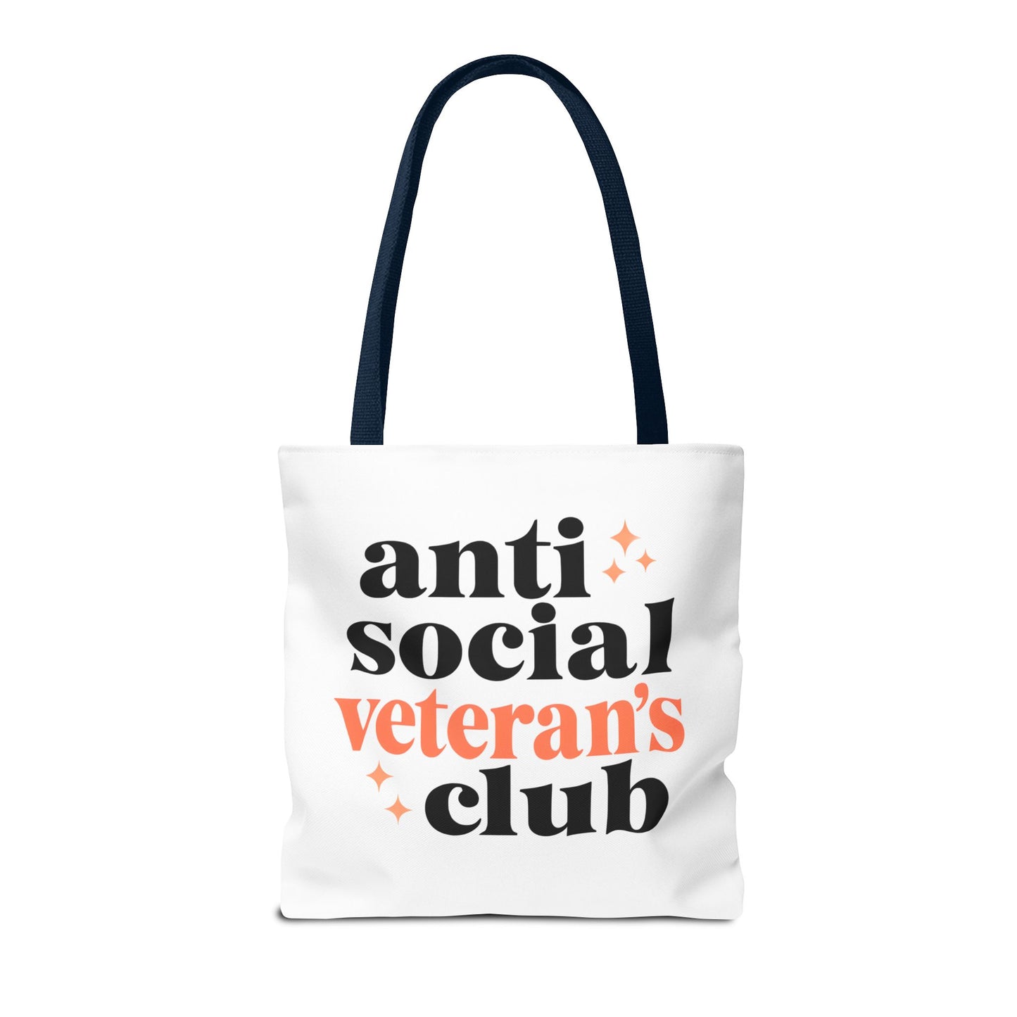 Anti Social Veteran's Club Tote Bag