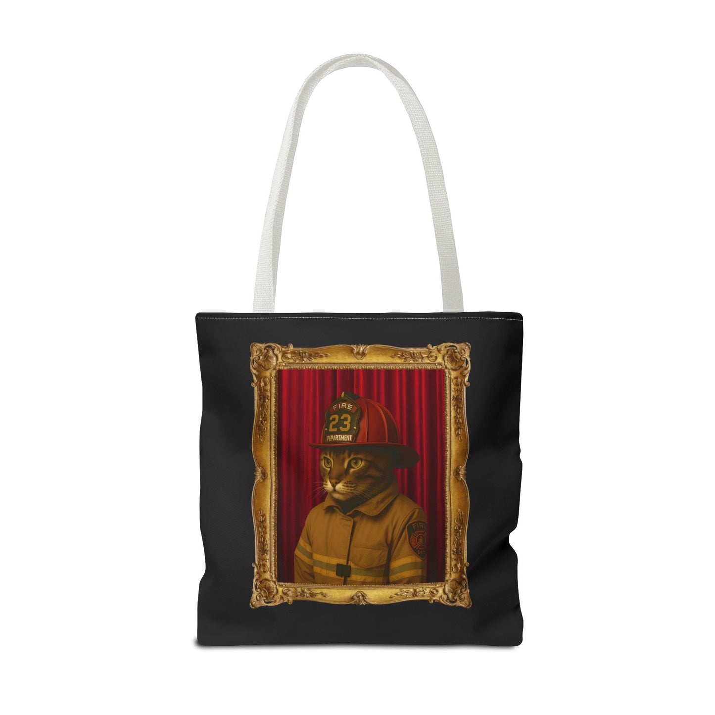 Firefighter Cat Tote Bag