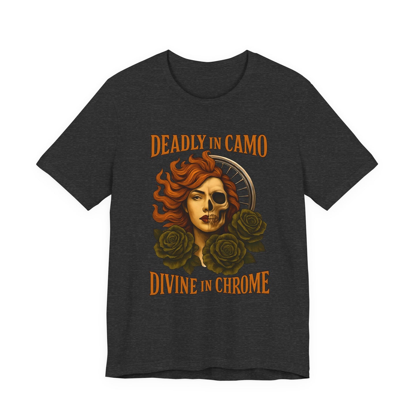 Deadly in Camo Divine in Chrome Tee
