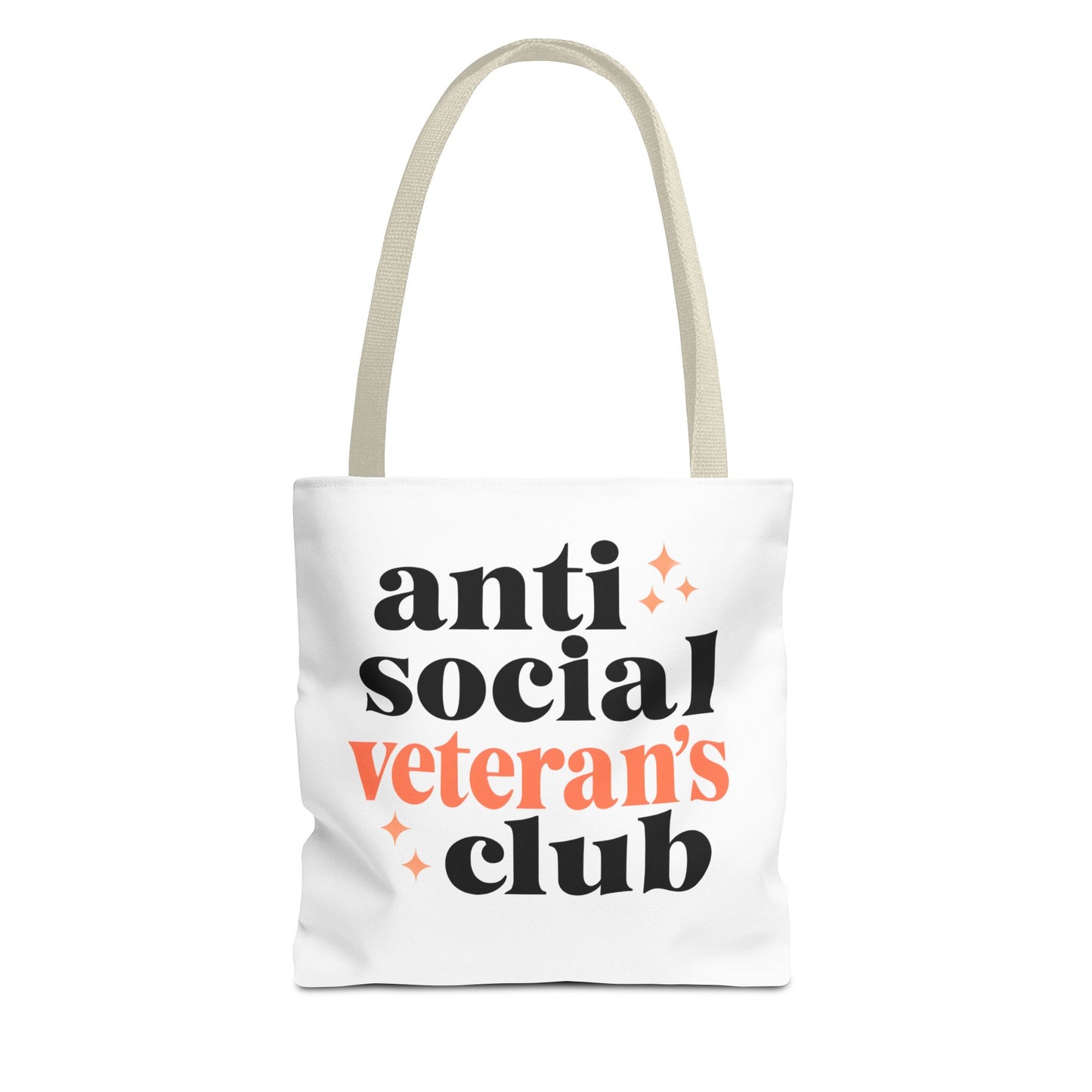 Anti Social Veteran's Club Tote Bag