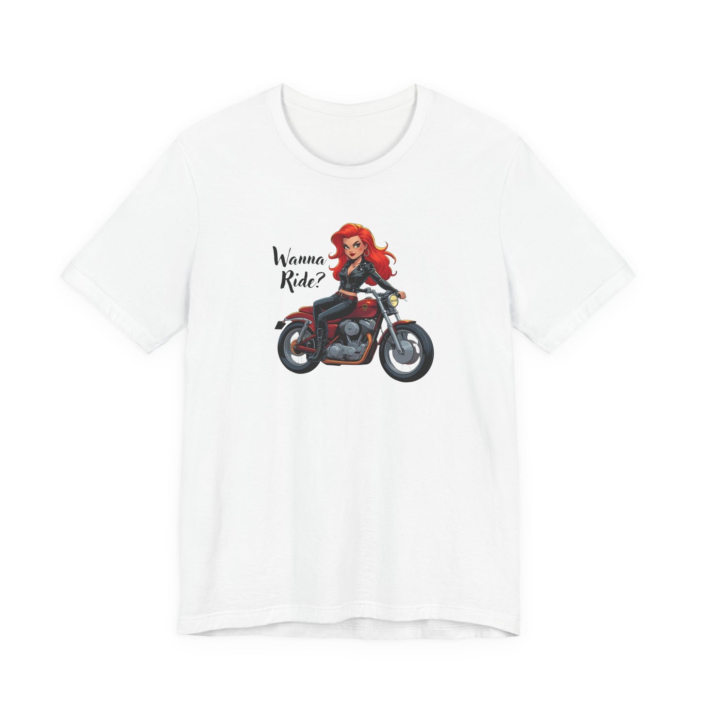 Biker Chick Tee - Unisex Jersey Short Sleeve