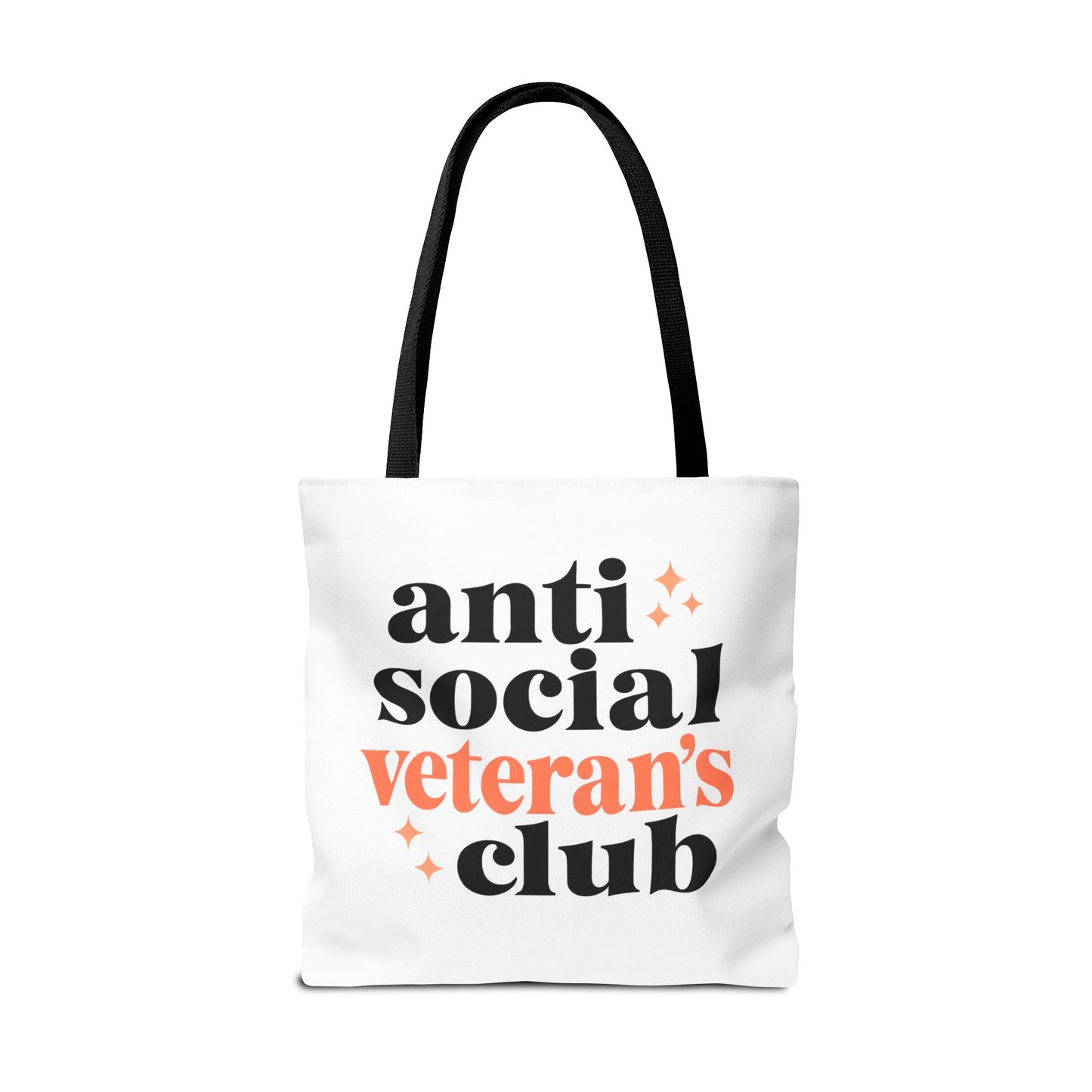 Anti Social Veteran's Club Tote Bag
