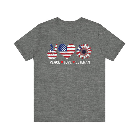 Peace Love Veteran Tee
