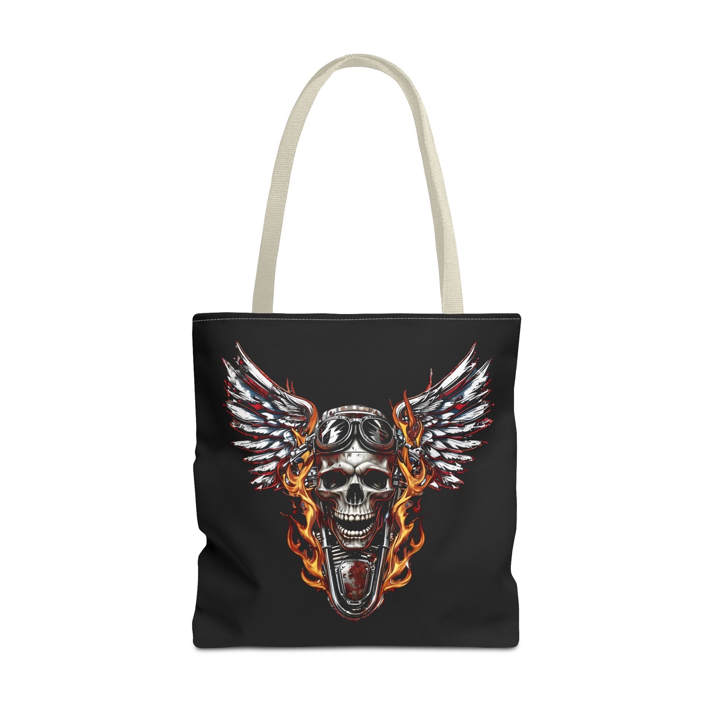 Skull Wings Tote Bag
