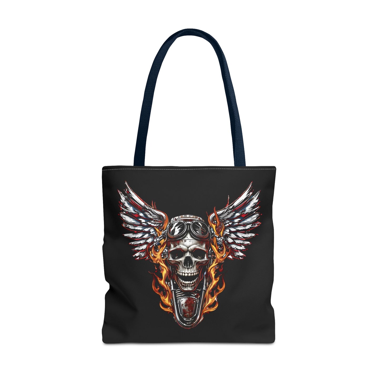 Skull Wings Tote Bag