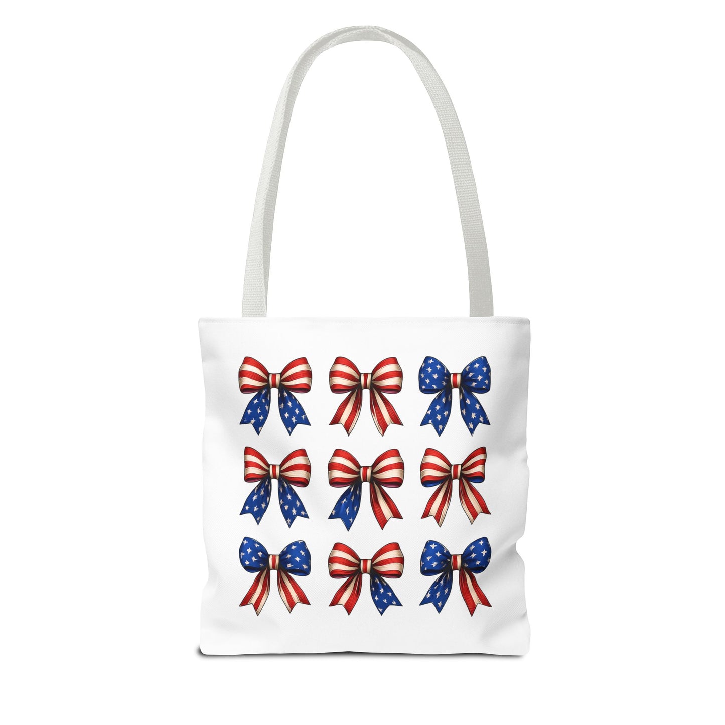 Patriotic Bow Tote Bag