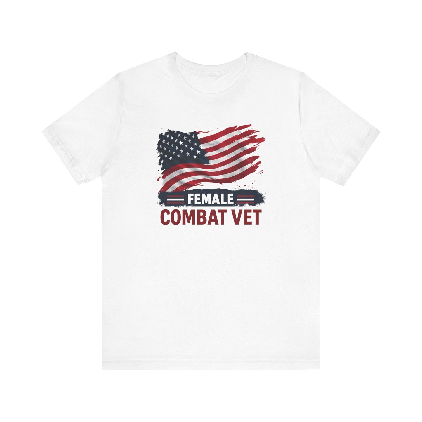 American Flag Female Veteran Tee