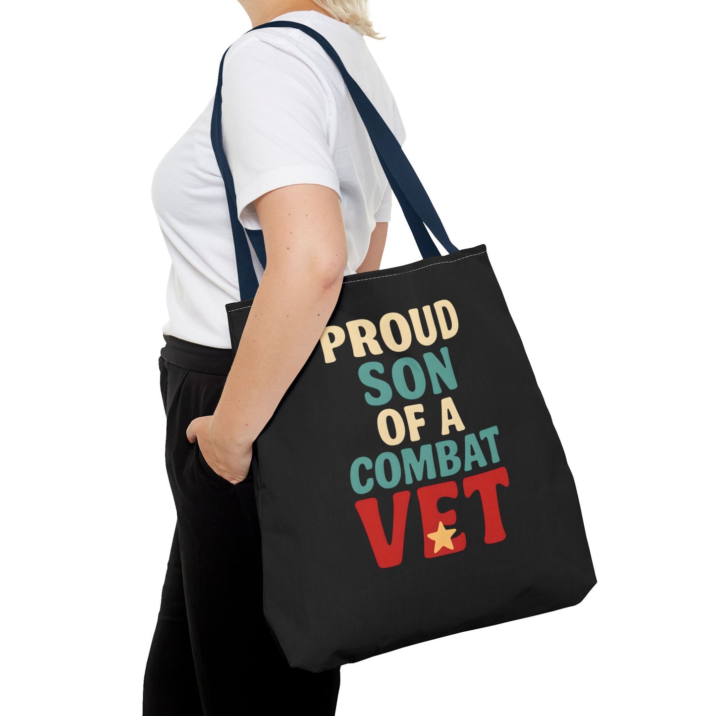 Proud Son of a Combat Vet Tote Bag