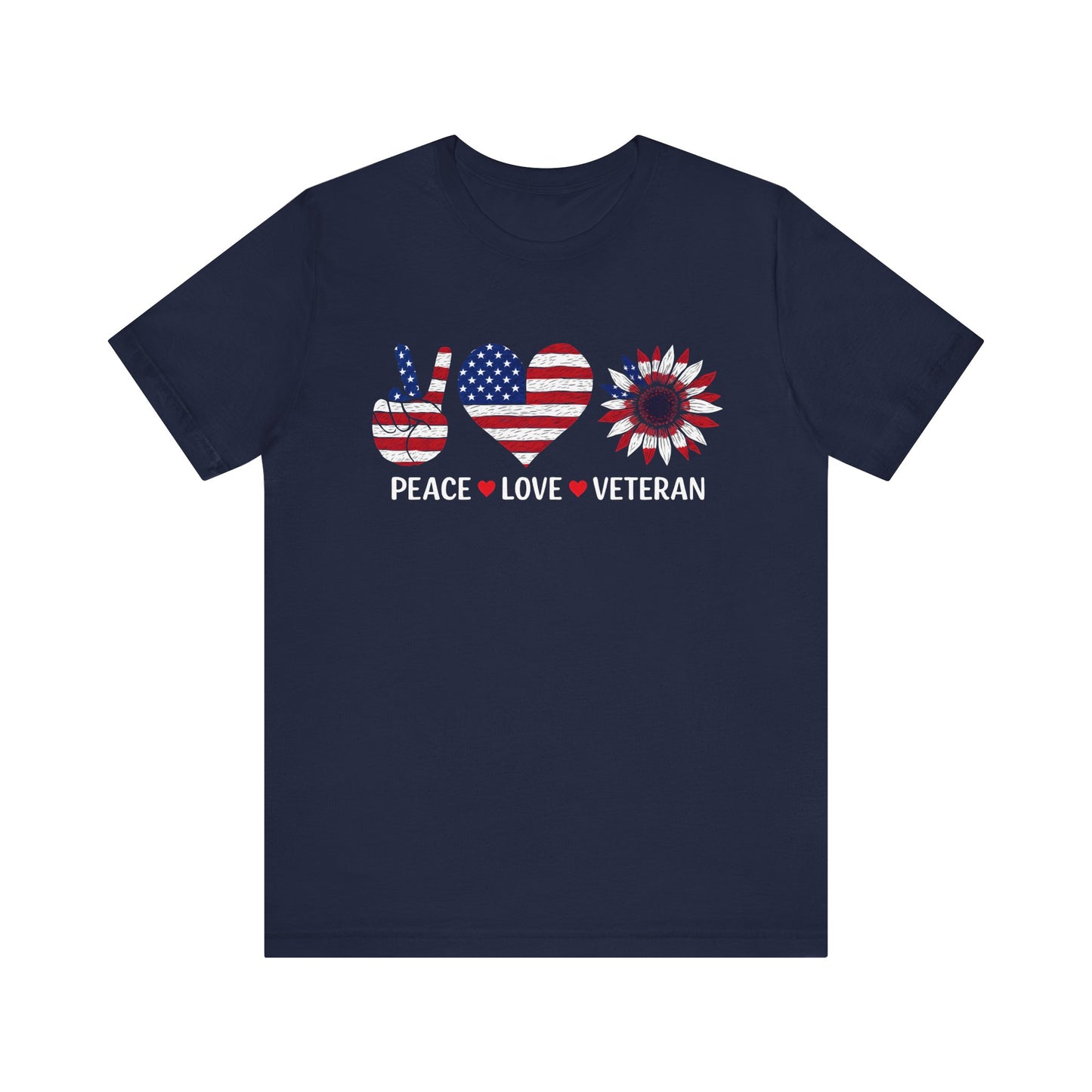 Peace Love Veteran Tee
