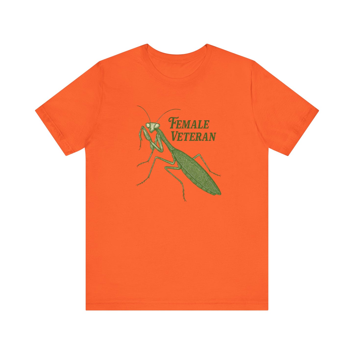 Female Veteran Praying Mantis Tee
