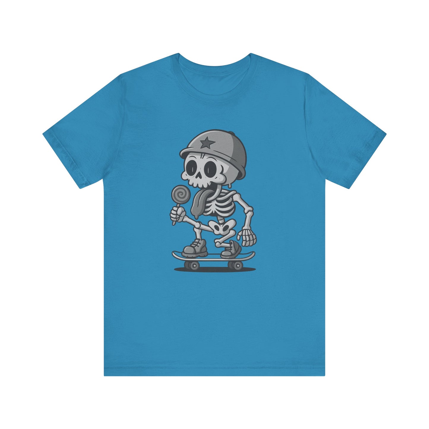 Skateboarding Skeleton Tee