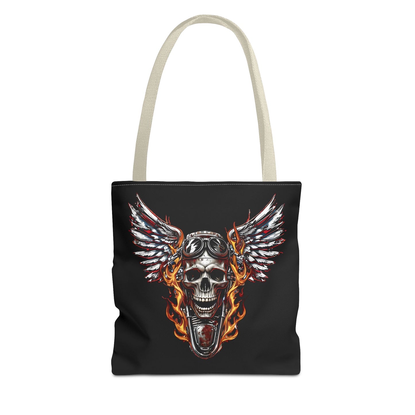 Skull Wings Tote Bag