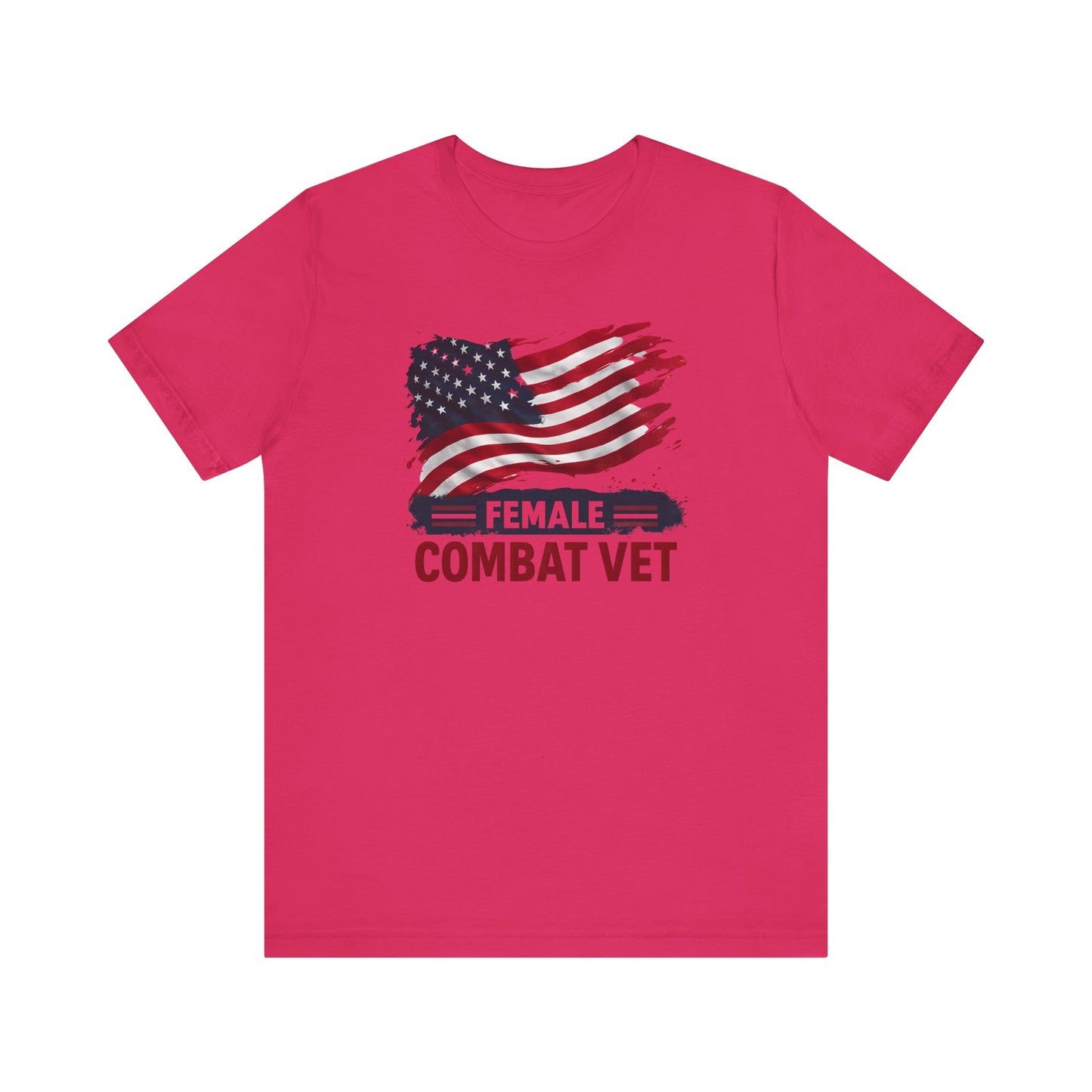 American Flag Female Veteran Tee
