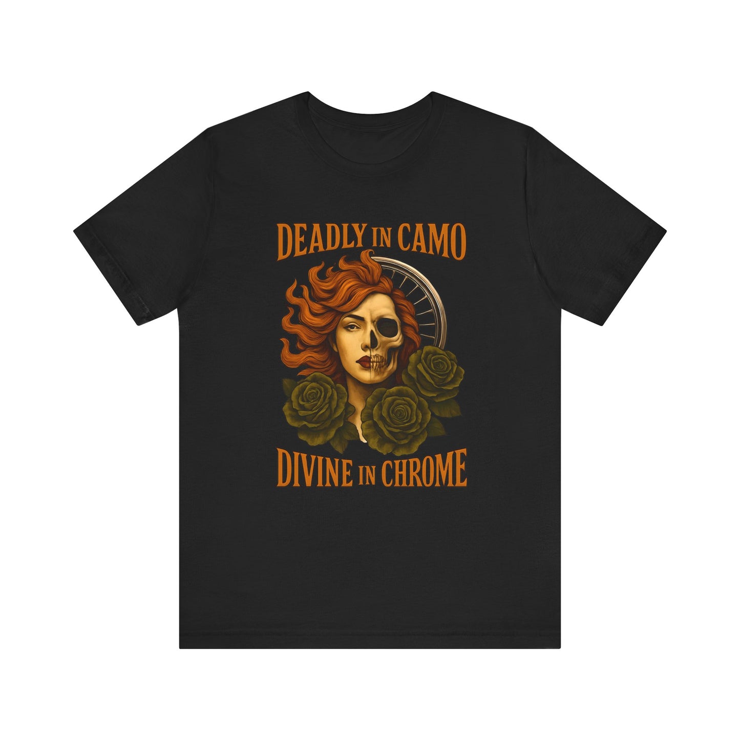 Deadly in Camo Divine in Chrome Tee